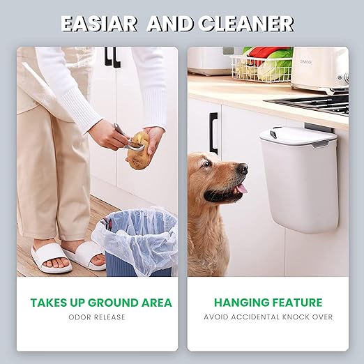 Premium Plastic Kitchen Dustbin with Swing Lid | Multipurpose Waste Bin for Home & Office