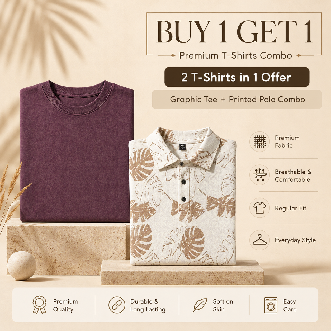Premium Casual Wear Combo – Buy 1 Get 1