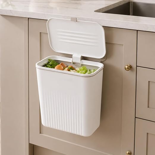 Premium Plastic Kitchen Dustbin with Swing Lid | Multipurpose Waste Bin for Home & Office
