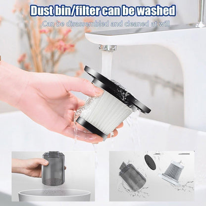 3-in-1 Portable Wireless Car Vacuum Cleaner | Rechargeable Handheld Mini Vacuum, Air Blower & Air Pump