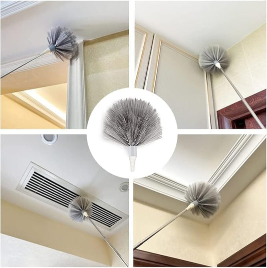 Premium Microfiber Extendable Duster | Adjustable Long Handle for Ceiling, Fan & Furniture Cleaning