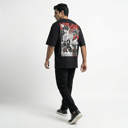 Baki Hanma Oversized Graphic T-Shirt | Premium Anime Streetwear Cotton Tee