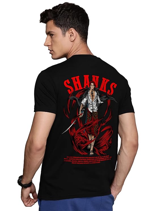 Shanks & Yujiro Hanma Oversized Anime T-Shirt Combo | Premium Cotton Drop Shoulder (Pack of 2)