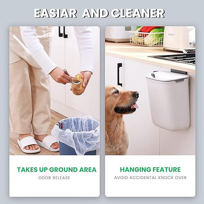 Premium Plastic Kitchen Dustbin with Swing Lid | Multipurpose Waste Bin for Home & Office