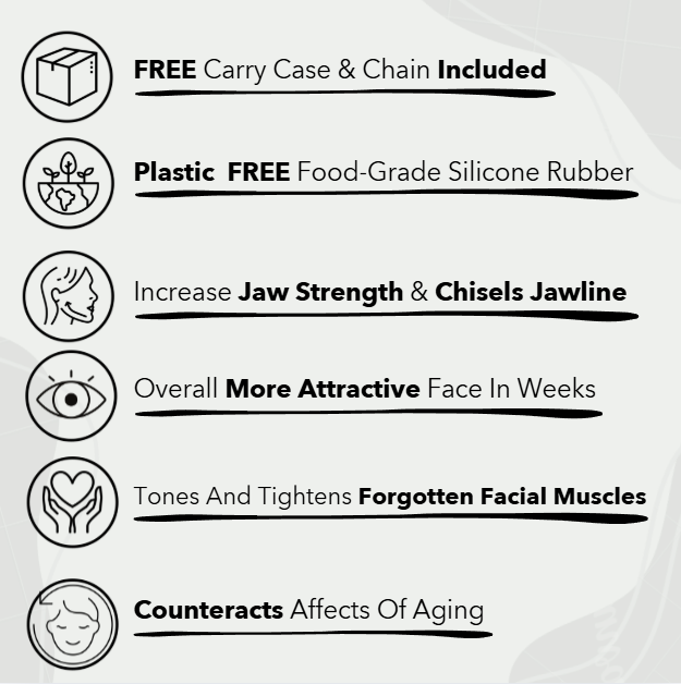 Jawline Exerciser – Facial Muscle Trainer for a Sharper, Stronger Jawline