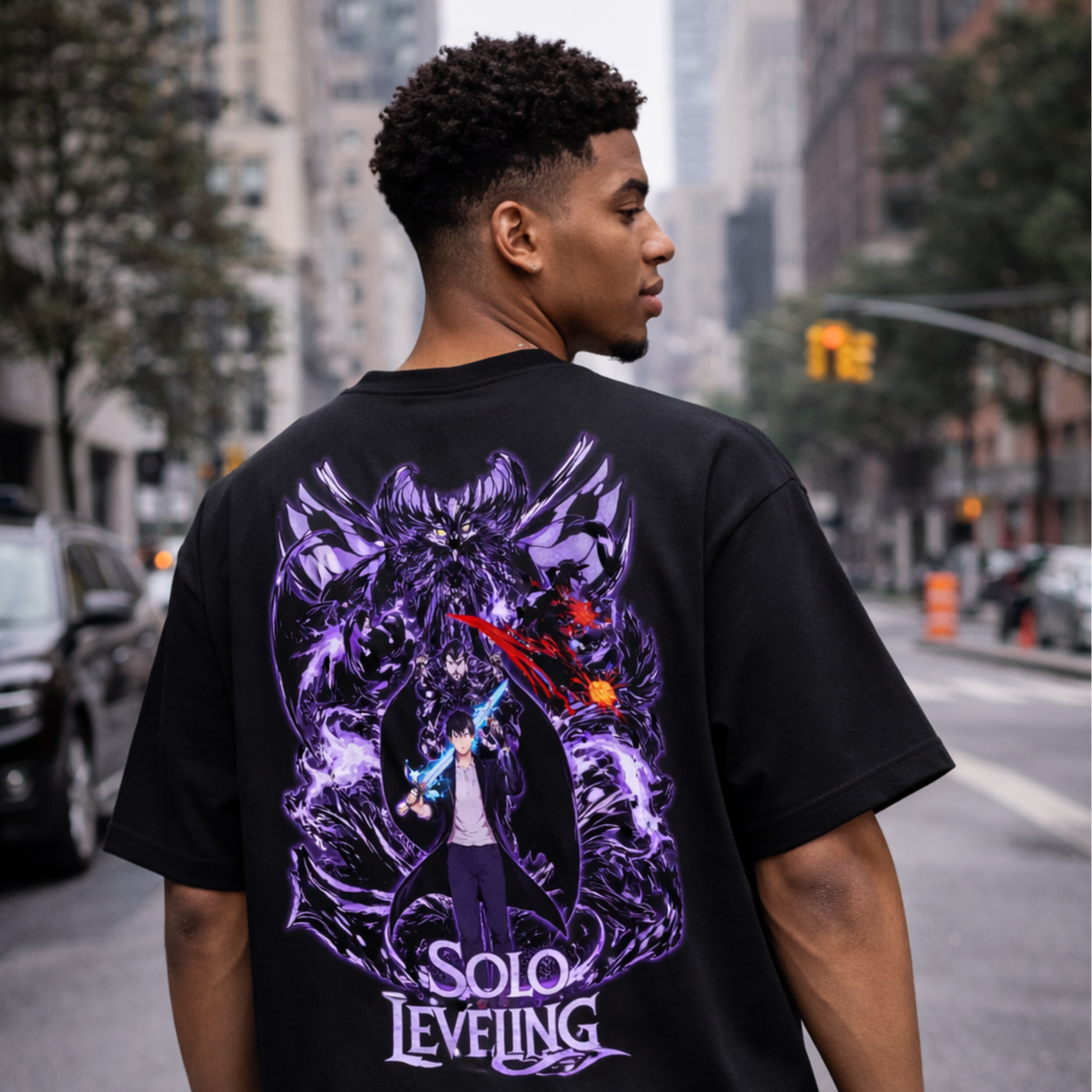 Shadow Monarch Anime T-Shirt – Limited Edition (Buy 1 Get 1 Free)